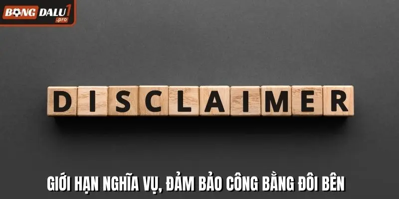 Giới hạn nghĩa vụ, đảm bảo công bằng đôi bên